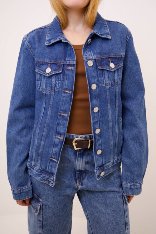 Jaqueta Jeans Médio