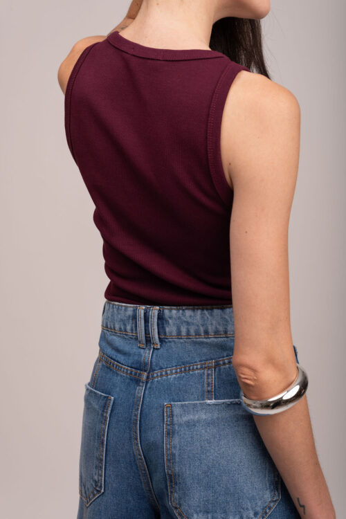 Regata Ana Winter 26 - Vinho escuro