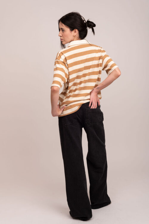 Blusa listras - Marrom