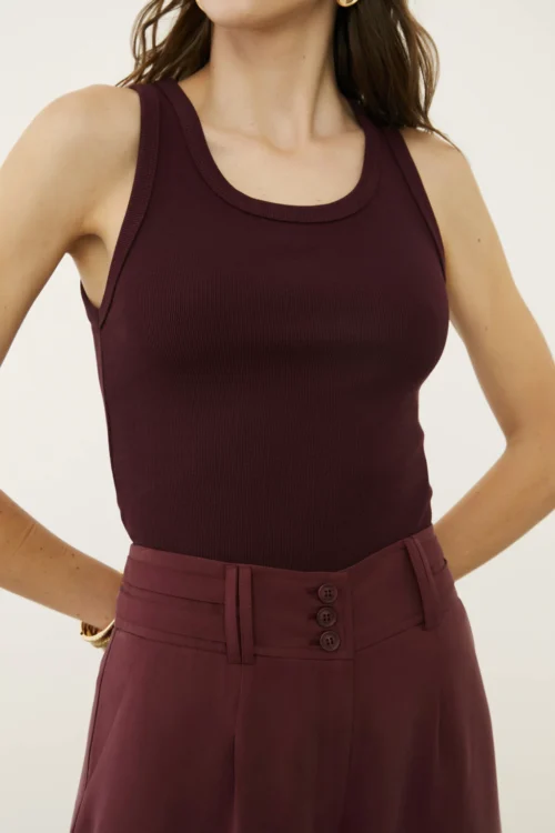 Regata Ana Winter 26 - Vinho escuro