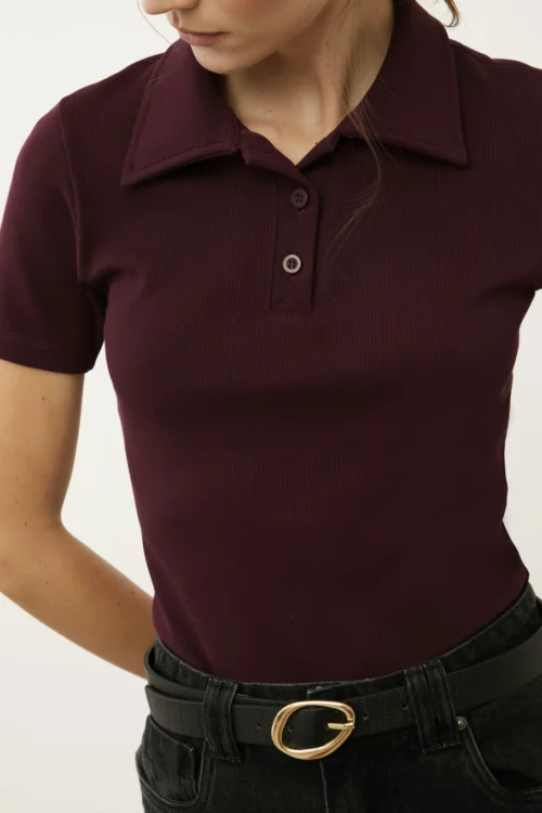 Polo Winter 26 - Vinho Escuro